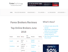 Tablet Screenshot of forexexplore.com